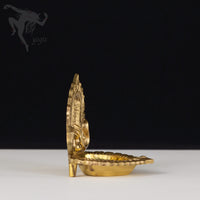 Isha Linga Bhairavi Oil Lamp. Brass, Strong, and sturdy oil lamp. The Grace of Devi