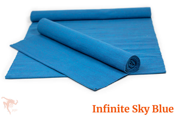 Organic Cotton Yoga Mat / Rug - Bulk Order (3-10) - Eco Friendly, Handicraft, Washable, Better Grip