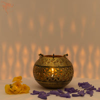 Handi Pot T-Light Lantern: Culinary Legacy Illuminated