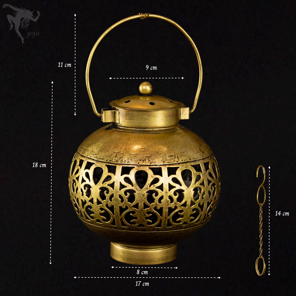 Kalash Dhoop Pot- Handmade Incense and Candle Holder. Unique Design