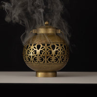 Kalash Dhoop Pot- Handmade Incense and Candle Holder. Unique Design