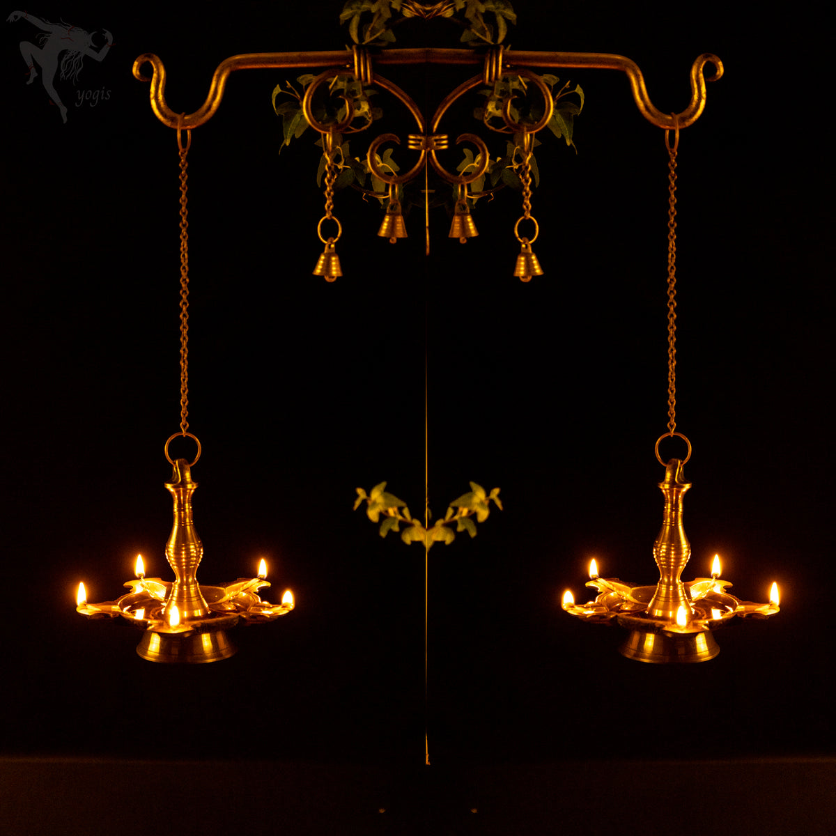 Panchmukhi Diya Lamp - Wall Decor