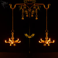 Panchmukhi Diya Lamp - Wall Decor
