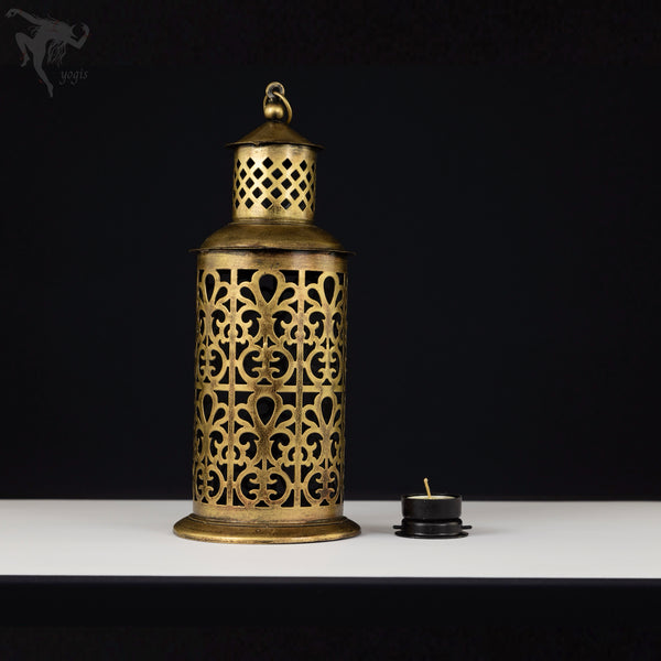 Tibetan Tower T-Light Lantern: Cultural Brilliance, Illuminating Tradition