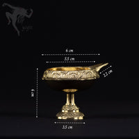 Brass Oil Lamp with 100 Oil Lamp Wick.  A source of Ether (Fire Element)