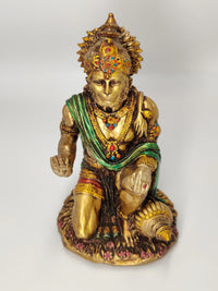 Hanuman Sitting Statue in Brass 5inch