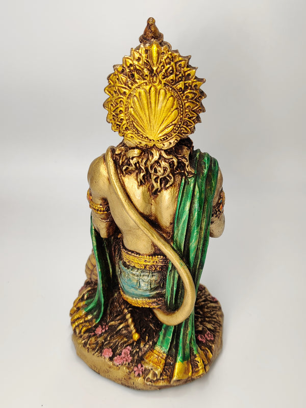 Hanuman Sitting Statue in Brass 5inch