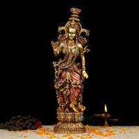 Resin Copper Radha Standing Karvin