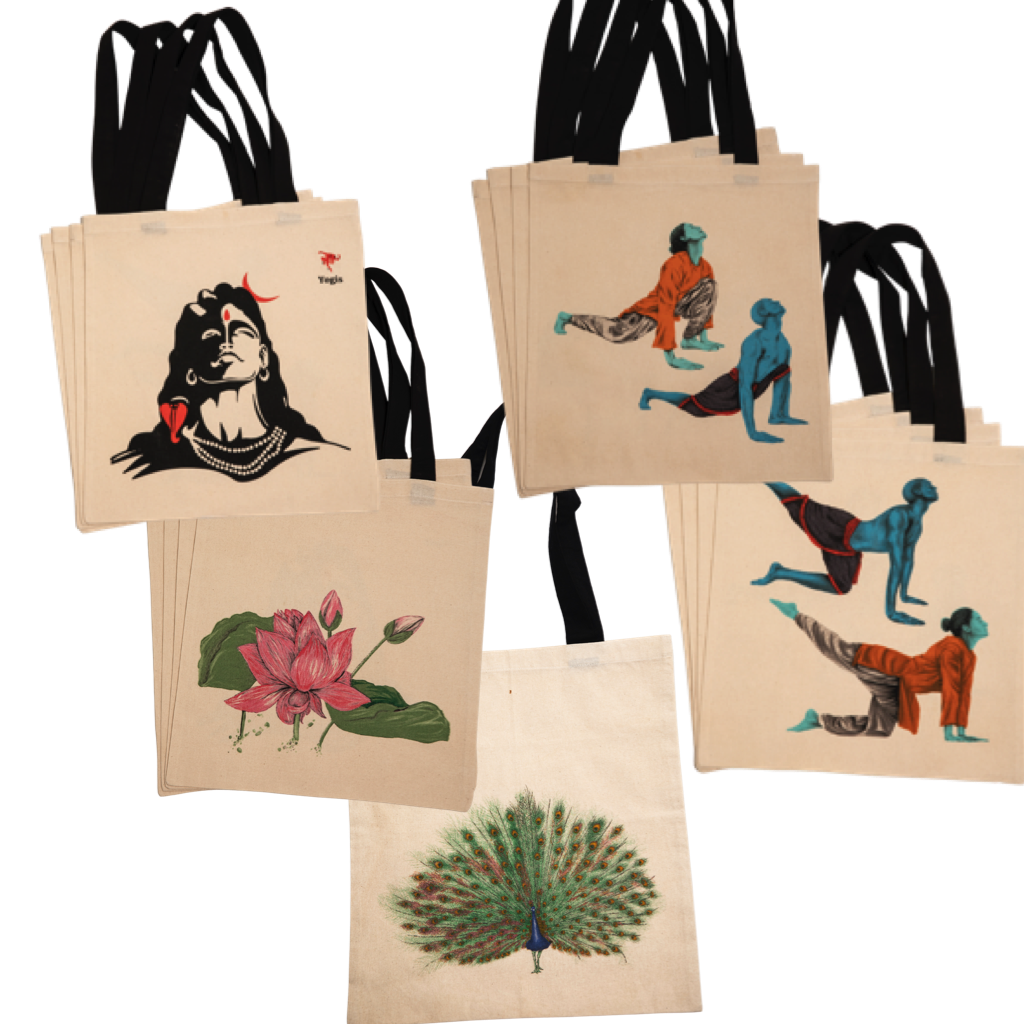 5 Organic Cotton Bag Bundle