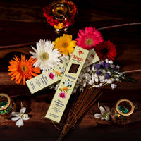 Natural Incense Combo Pack - Handmade by Rural Womens ( Mystical, Herbal, Blossom)