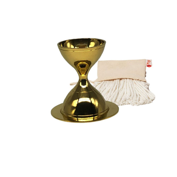 Buddha Oil Lamp - Plain Finish