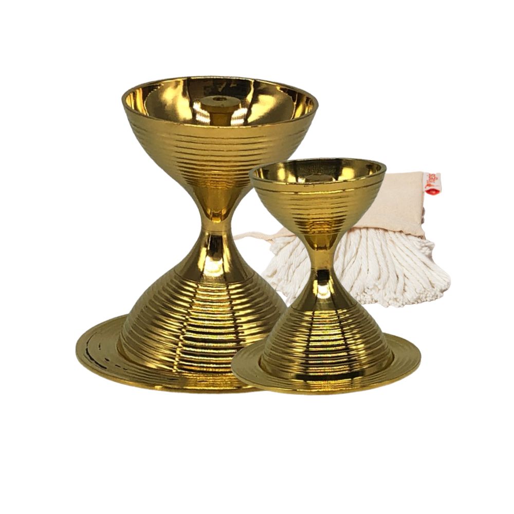 Buddha Oil Lamp - Spiral Finish