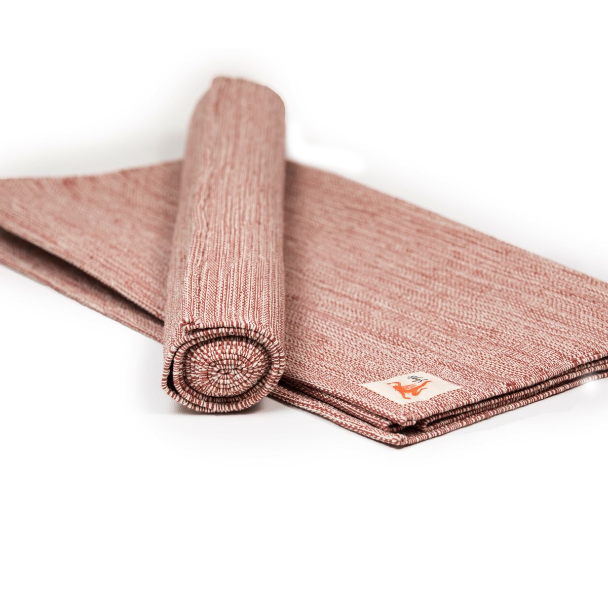 Organic Cotton Yoga Rug-Brown - Native Earth
