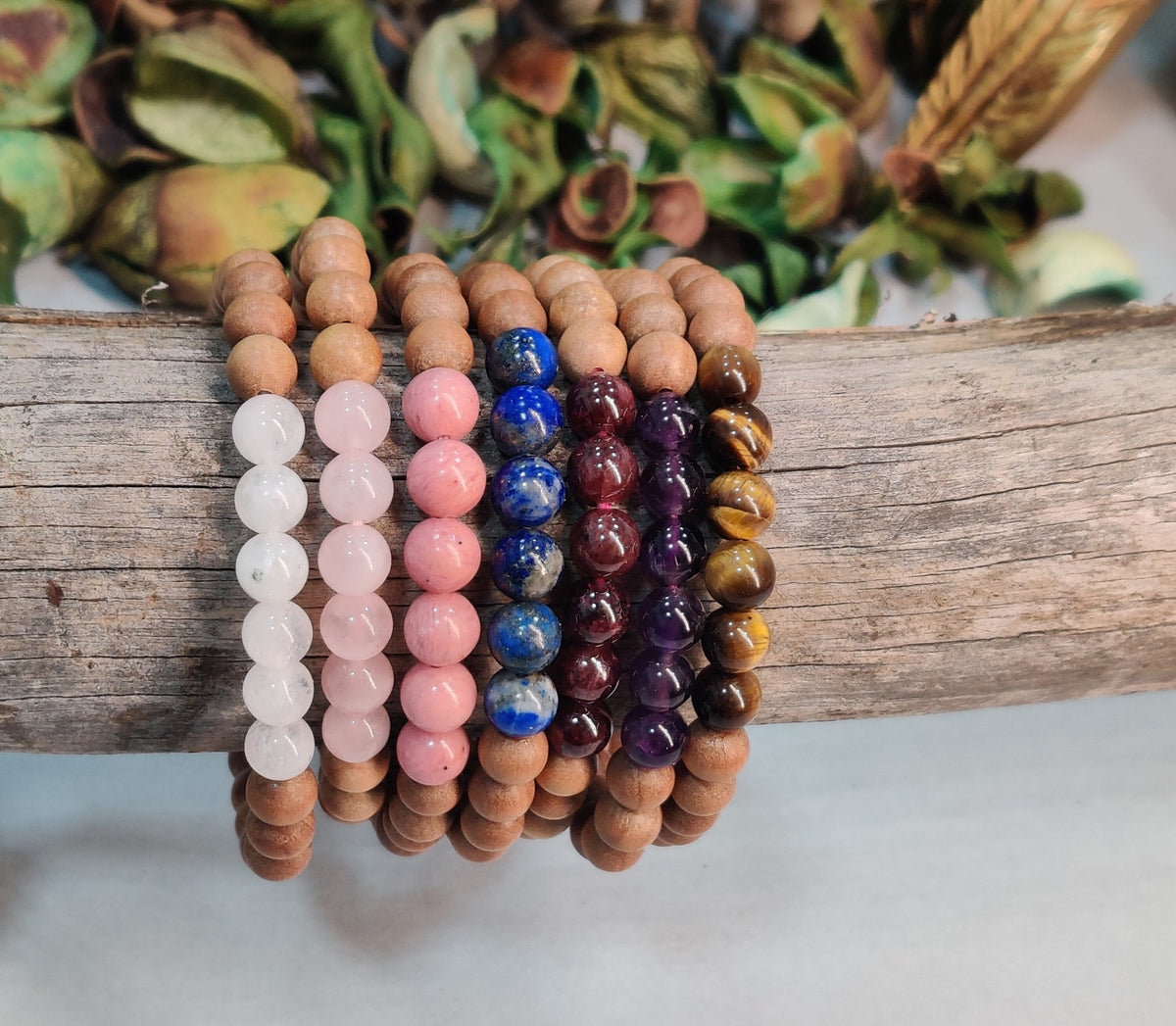Pure Sandalwood & GemStone Bracelets