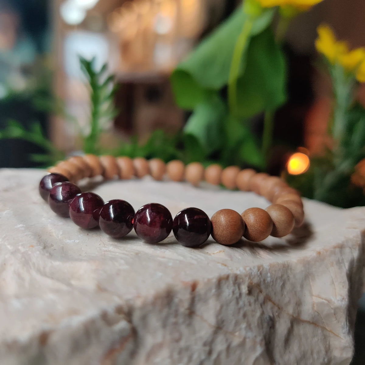 Pure Sandalwood & GemStone Bracelets