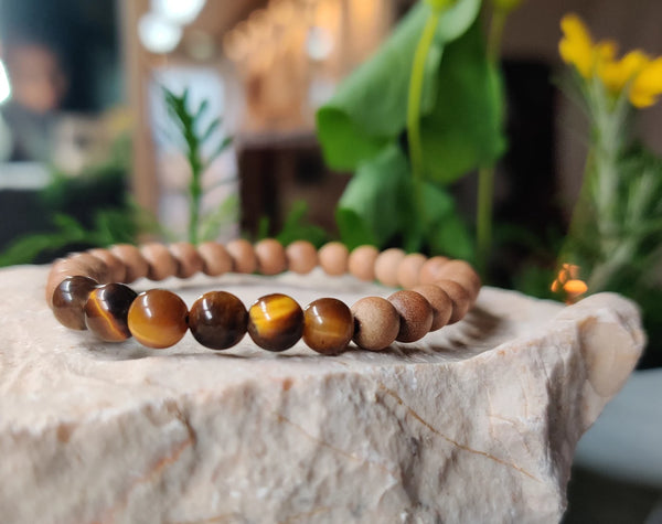 Pure Sandalwood & GemStone Bracelets