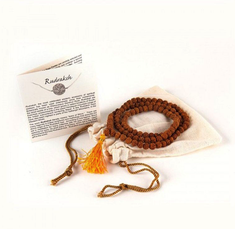 Isha Consecrated Panchamukhi Rudraksha Mala