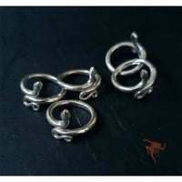 Isha Consecrated Silver Snake Ring / Sarpasutra
