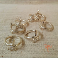 Isha Consecrated Silver Snake Ring / Sarpasutra