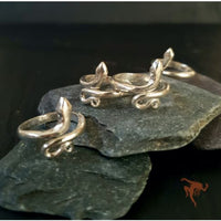Isha Consecrated Silver Snake Ring / Sarpasutra