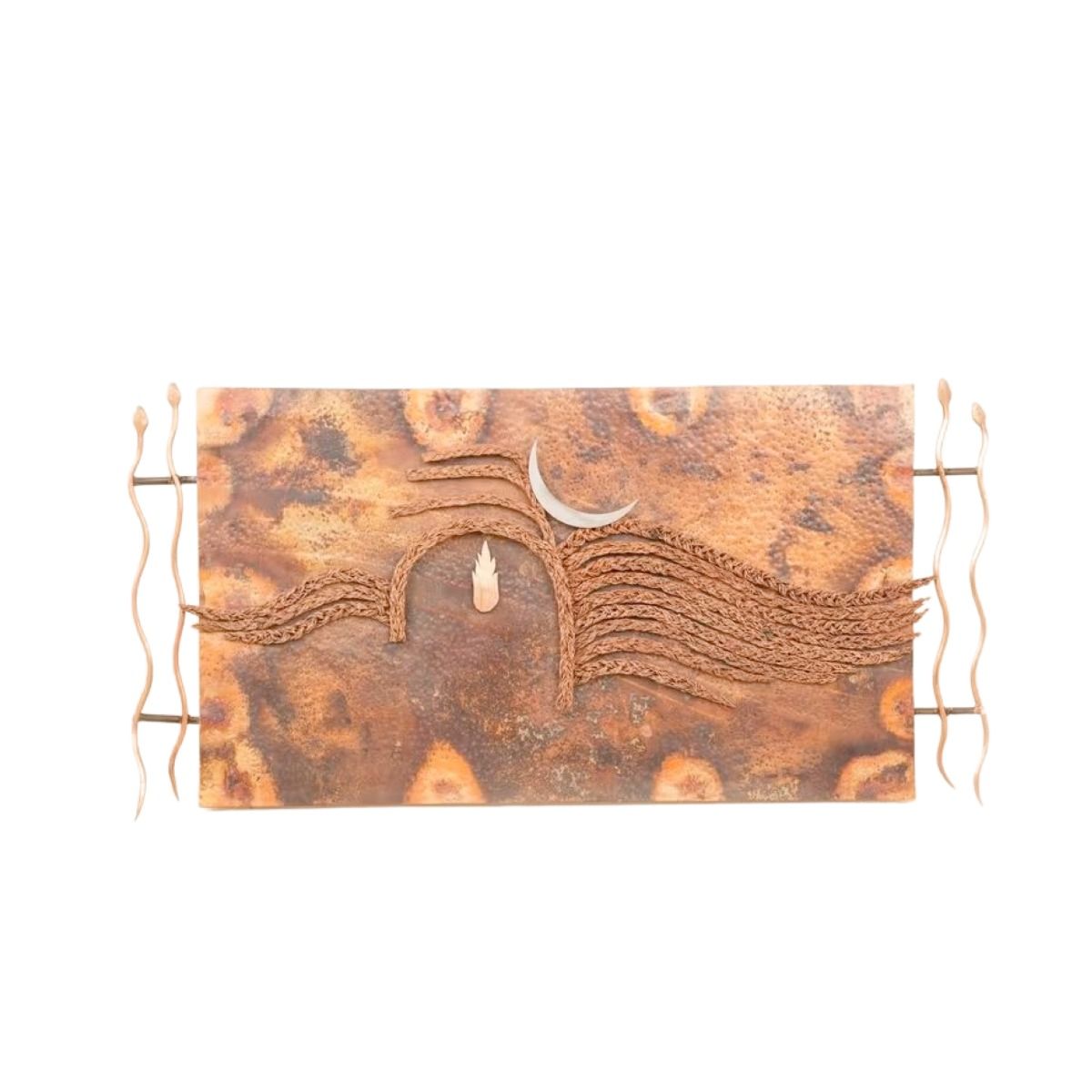 Copper Shiva Wall Panel - Medium