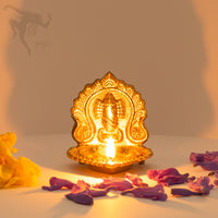 Isha Linga Bhairavi Oil Lamp. Brass, Strong, and sturdy oil lamp. The Grace of Devi