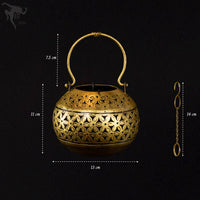 Handi Pot T-Light Lantern: Culinary Legacy Illuminated