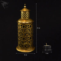 Tibetan Tower T-Light Lantern: Cultural Brilliance, Illuminating Tradition