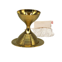 Buddha Oil Lamp - Spiral Finish
